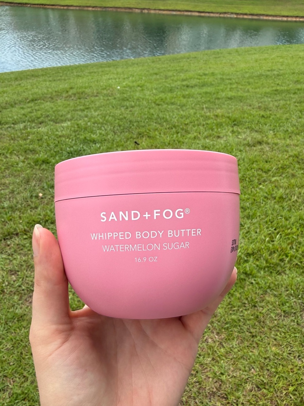 Sand + Fog Watermelon Sugar Whipped Body Butter 16.9oz Hydrating Moisturizer nwt